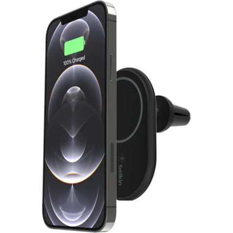 Belkin BoostCharge 10W MagSafe Compatible Magnetic Wireless Car Charger - Black