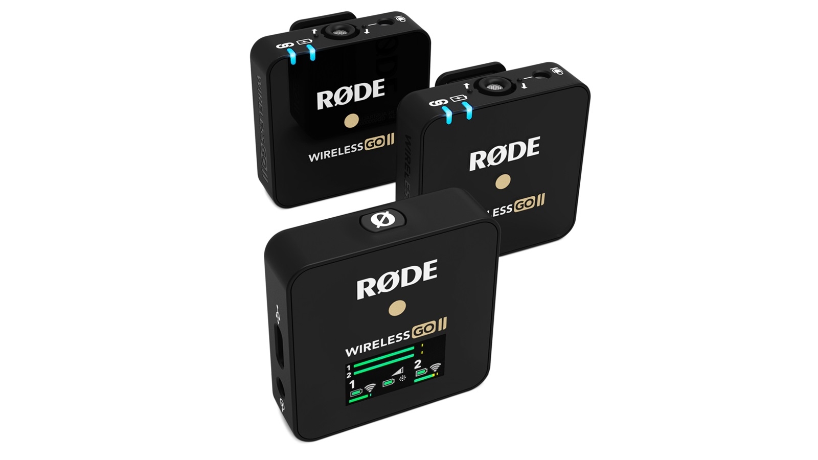 RODE Wireless GO II dual channel microphone sound outlet system recorder