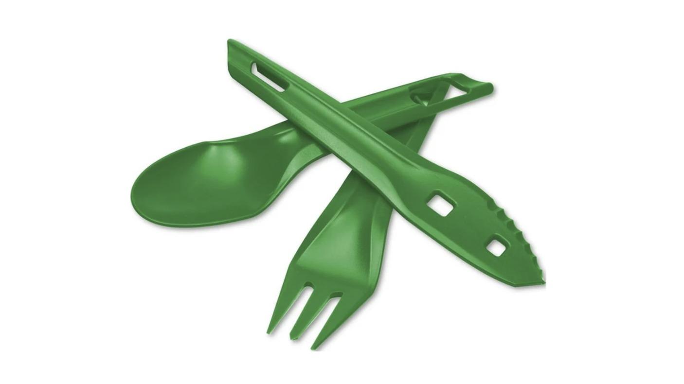 Wildo Ocy Chow Sugarcane Cutlery Camping Set - Green