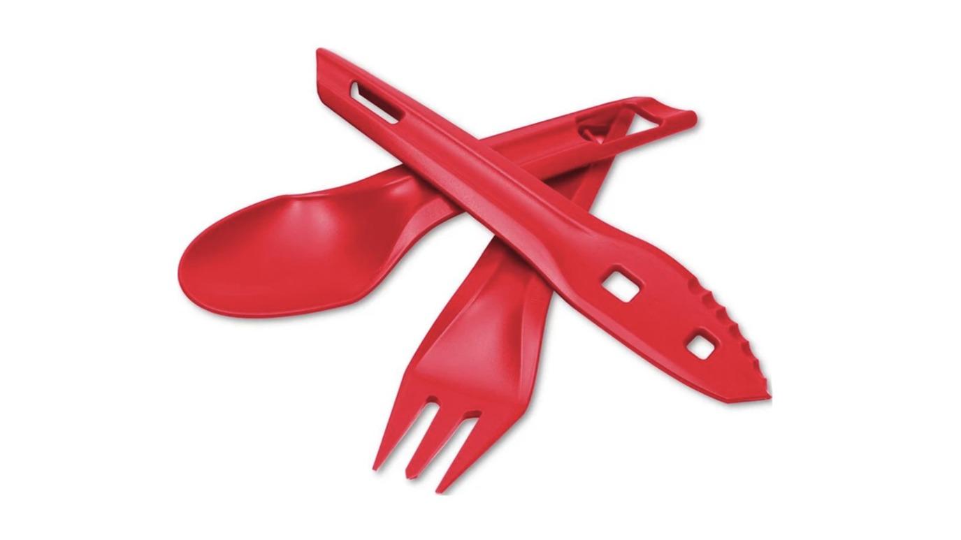 Wildo Ocy Chow Camping Cutlery Set - Raspberry
