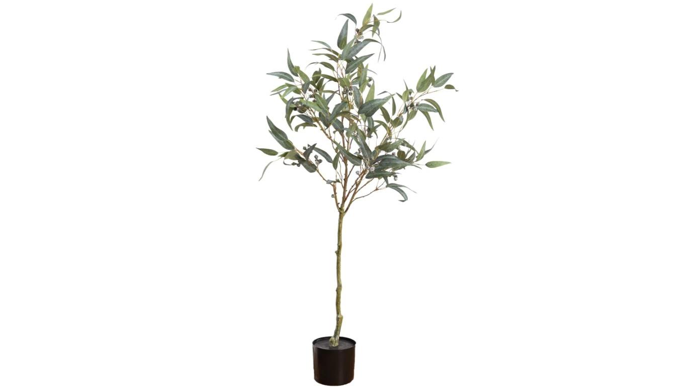 Glamorous Fusion Green Willow Eucalyptus Artificial Faux Plant Tree - 152cm