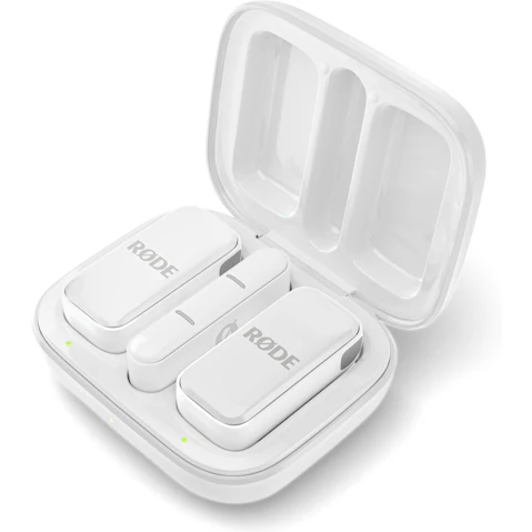 Rode Wireless Micro Ultra-Compact Wireless Microphone with Lightning Connector - White