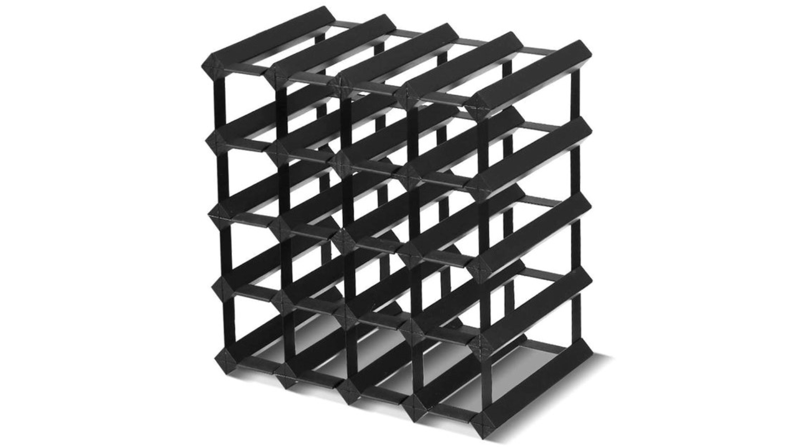 Artiss 20 Bottle Wine Rack - Black
