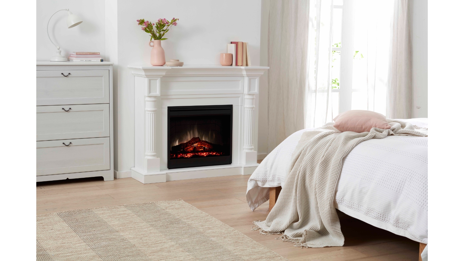 Dimplex Winston Optiflame Complete Suite Electric Fireplace 2kW