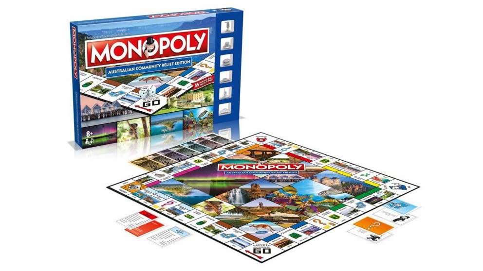 Monopoly Board Game - Australian Community Relief Edition