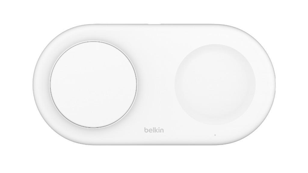 Belkin BoostCharge Pro 2-in-1 Magnetic Wireless Charging Pad Qi2 - White