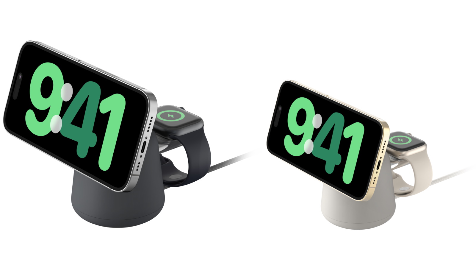 Belkin BoostCharge Pro 2-in-1 15W Magnetic Charging Dock with Qi2