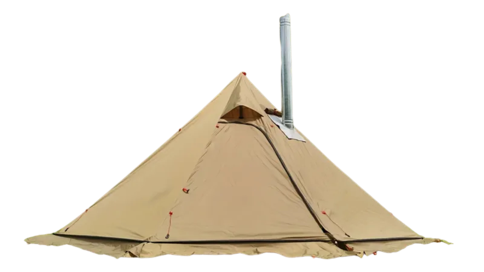 TM 4 Season Pyramid Camping Tent with Smoke Window -  3.2metre