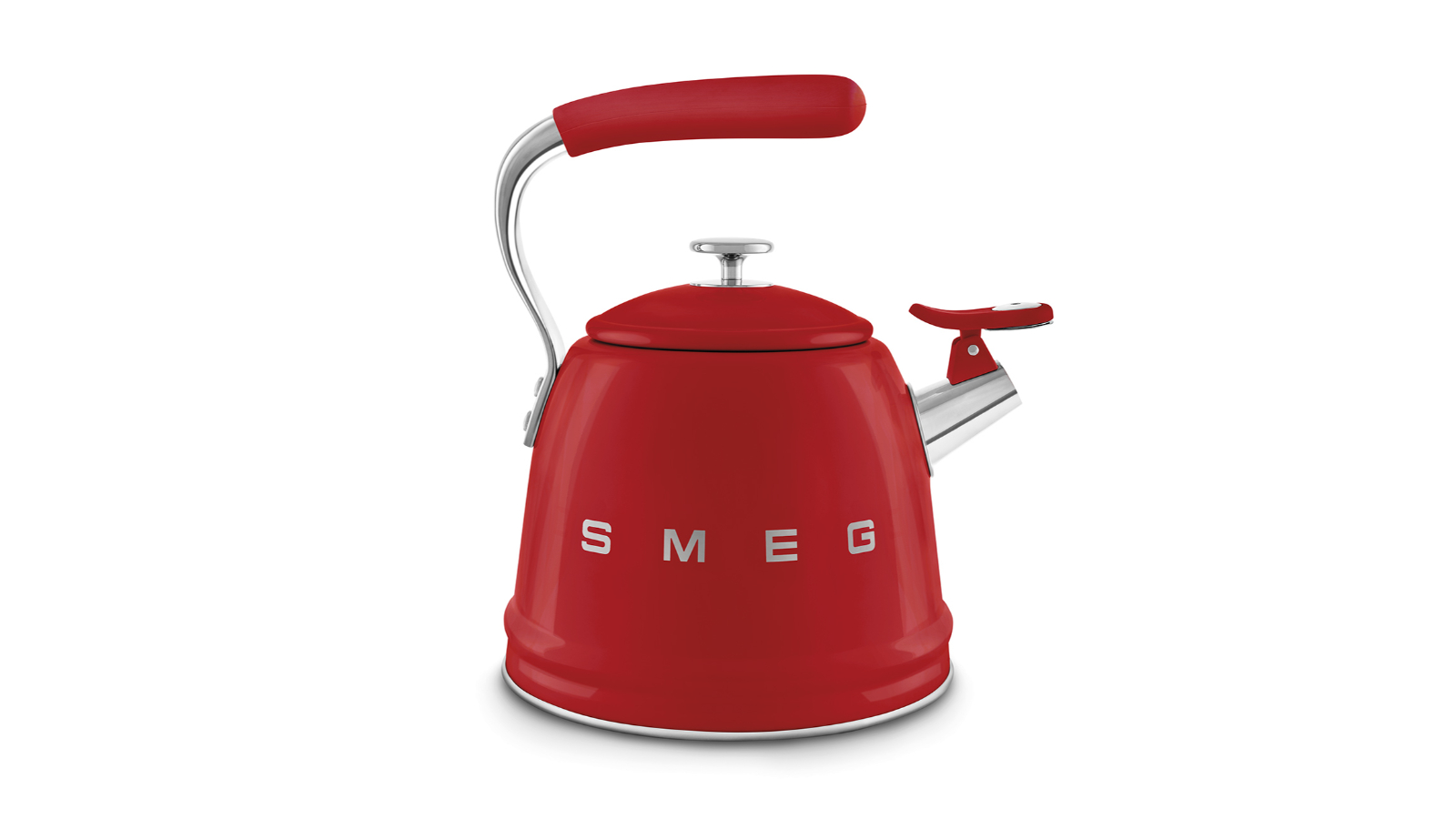 Smeg 50's Style 2.3L Whistling Kettle - Red
