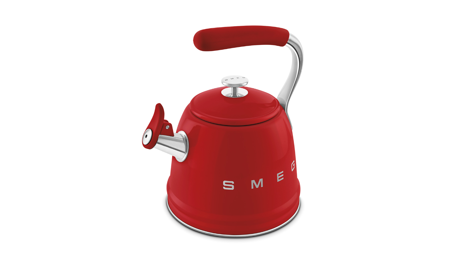 Smeg 50's Style 2.3L Whistling Kettle - Red