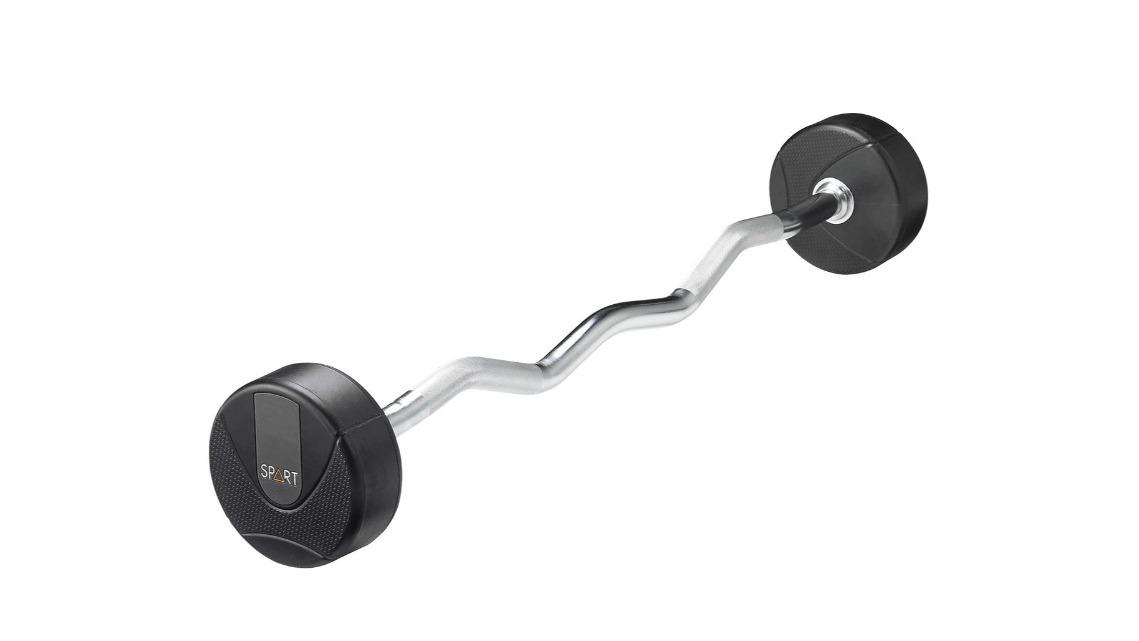 SPART Urethane EZ Curl Barbell - 45kg