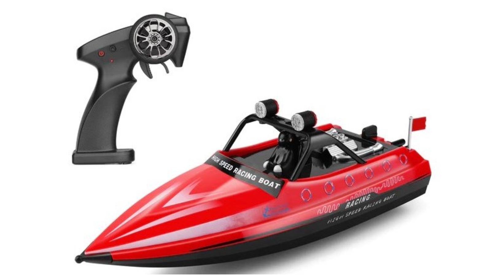 WL Toys Red WL917 16km/h Remote Control Boat
