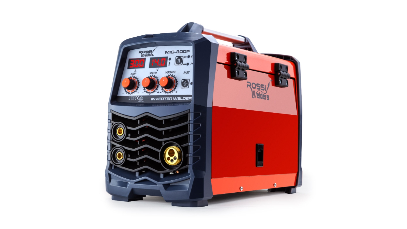 ROSSI  MIG-300P 300amp Portable Inverter 15A Plug MIG Stick Welder