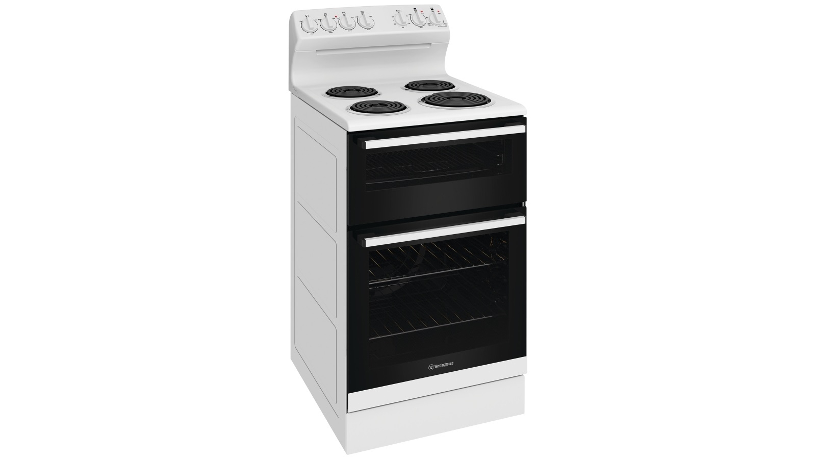 Westinghouse 54cm Freestanding Cooker with Coil Hob - White