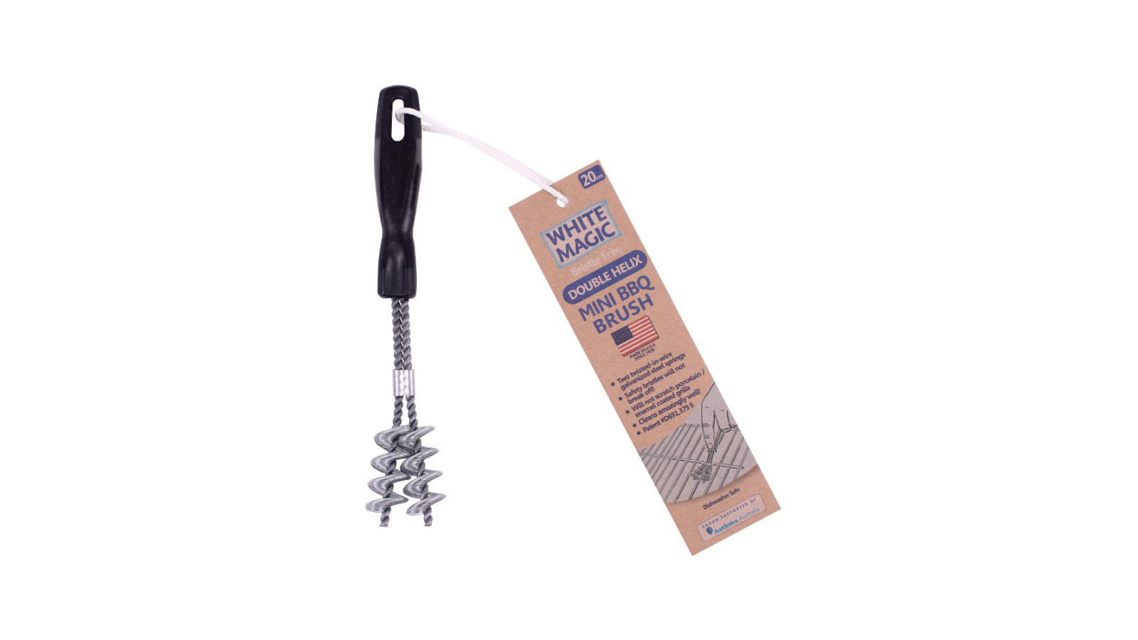 American Brushware Mini Double Helix Barbecue Brush