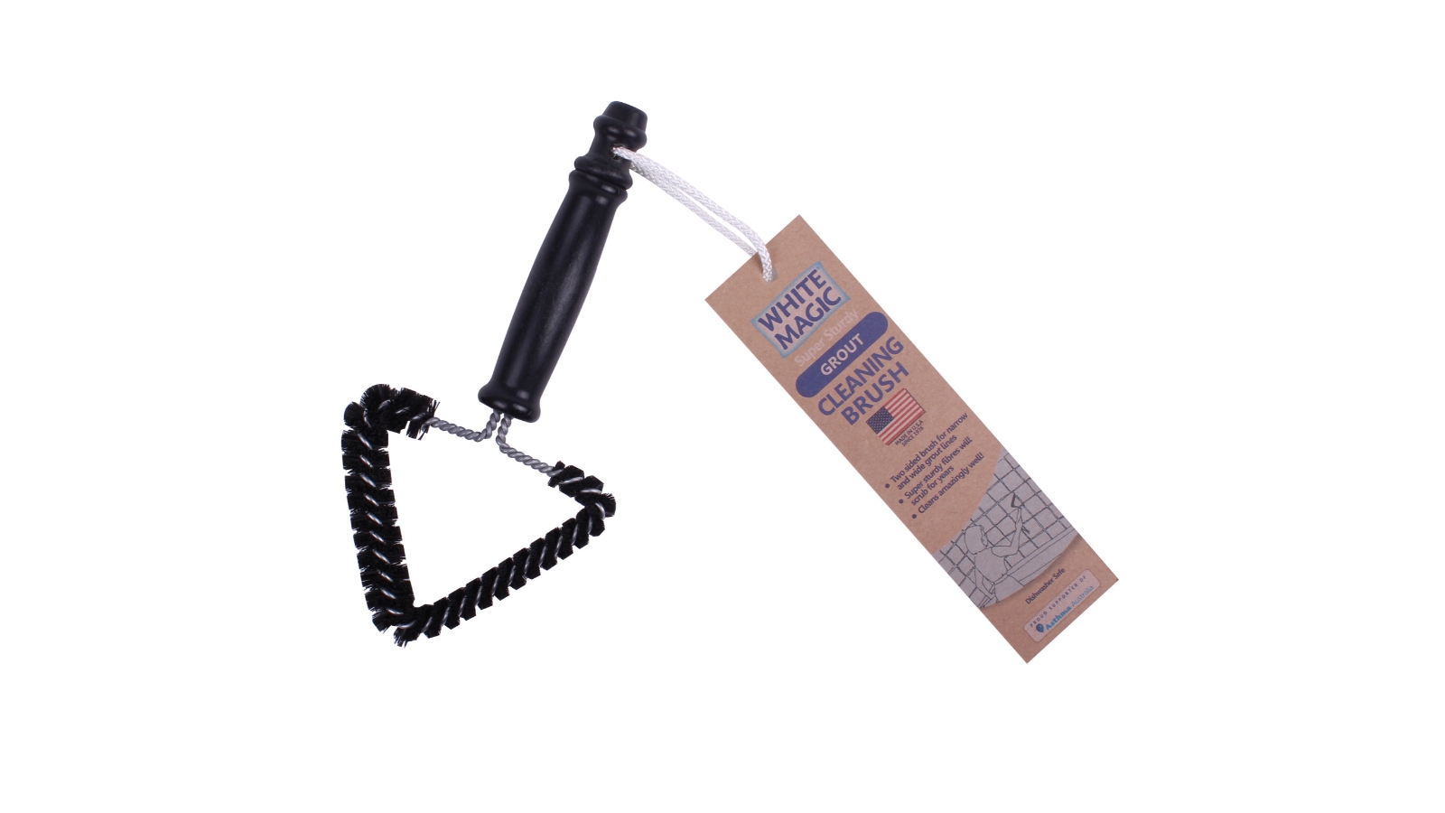 White Magic Super Sturdy Grout Cleaning Brush