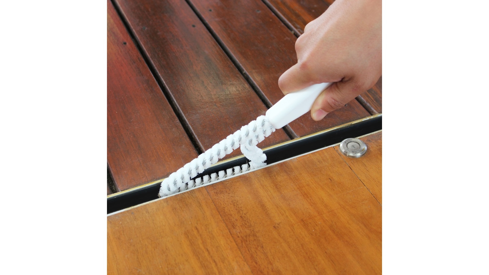 White Magic Super Sturdy Sliding Door/Track Cleaning Brush 20cm 1EACH