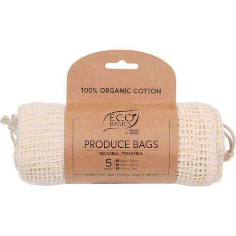White Magic Eco Basics Produce Bags
