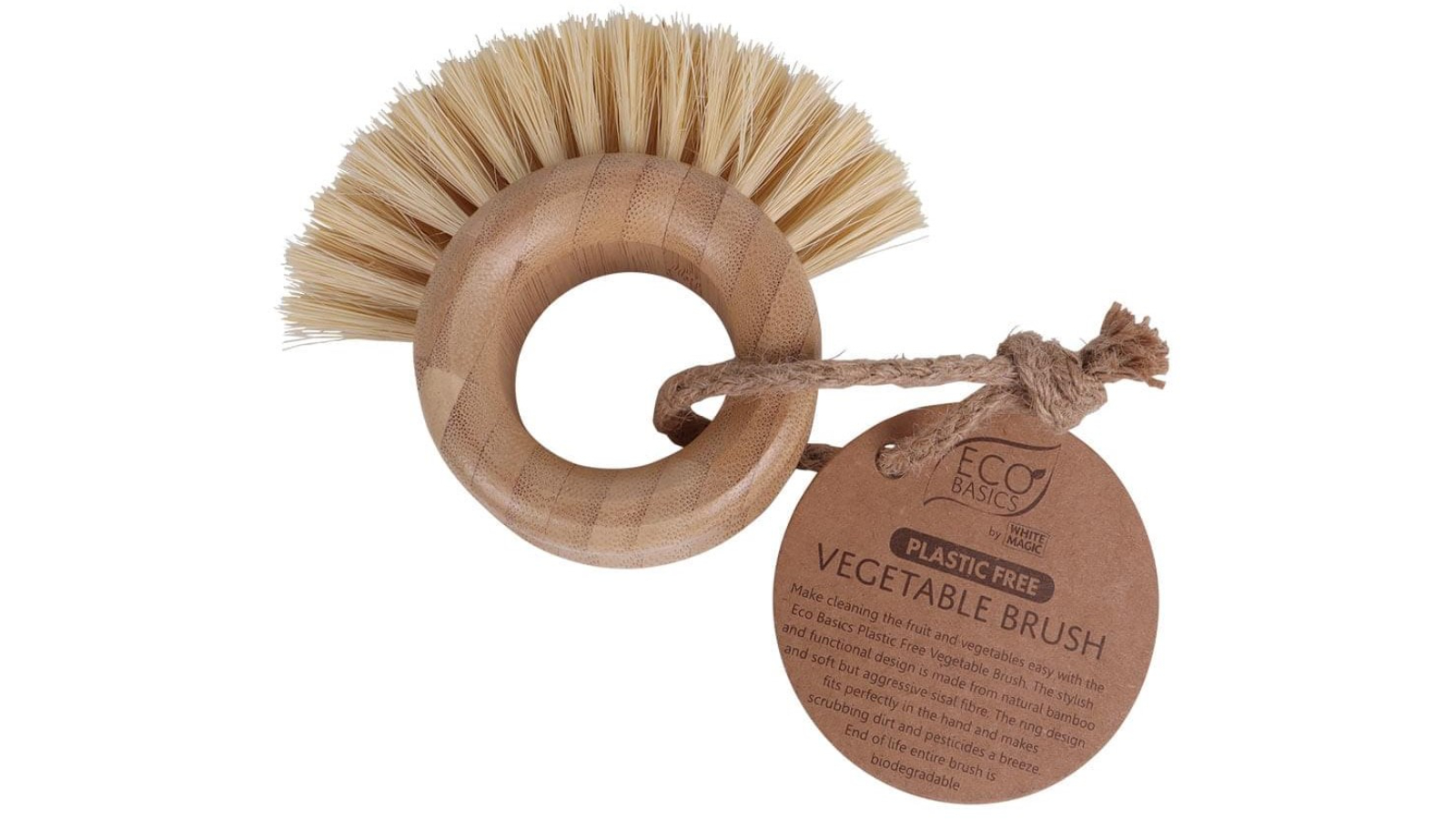 Eco Basics Plastic Free Vegetable Brush