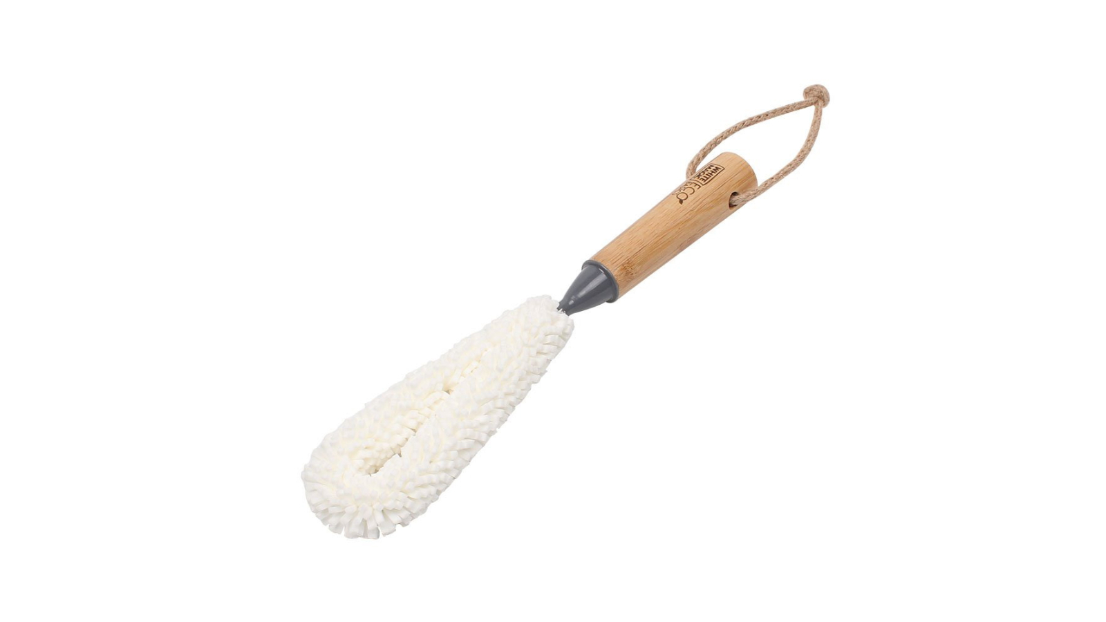 White Magic Eco Basics Bendy Bamboo Wine Glassware Brush - 29.5cm