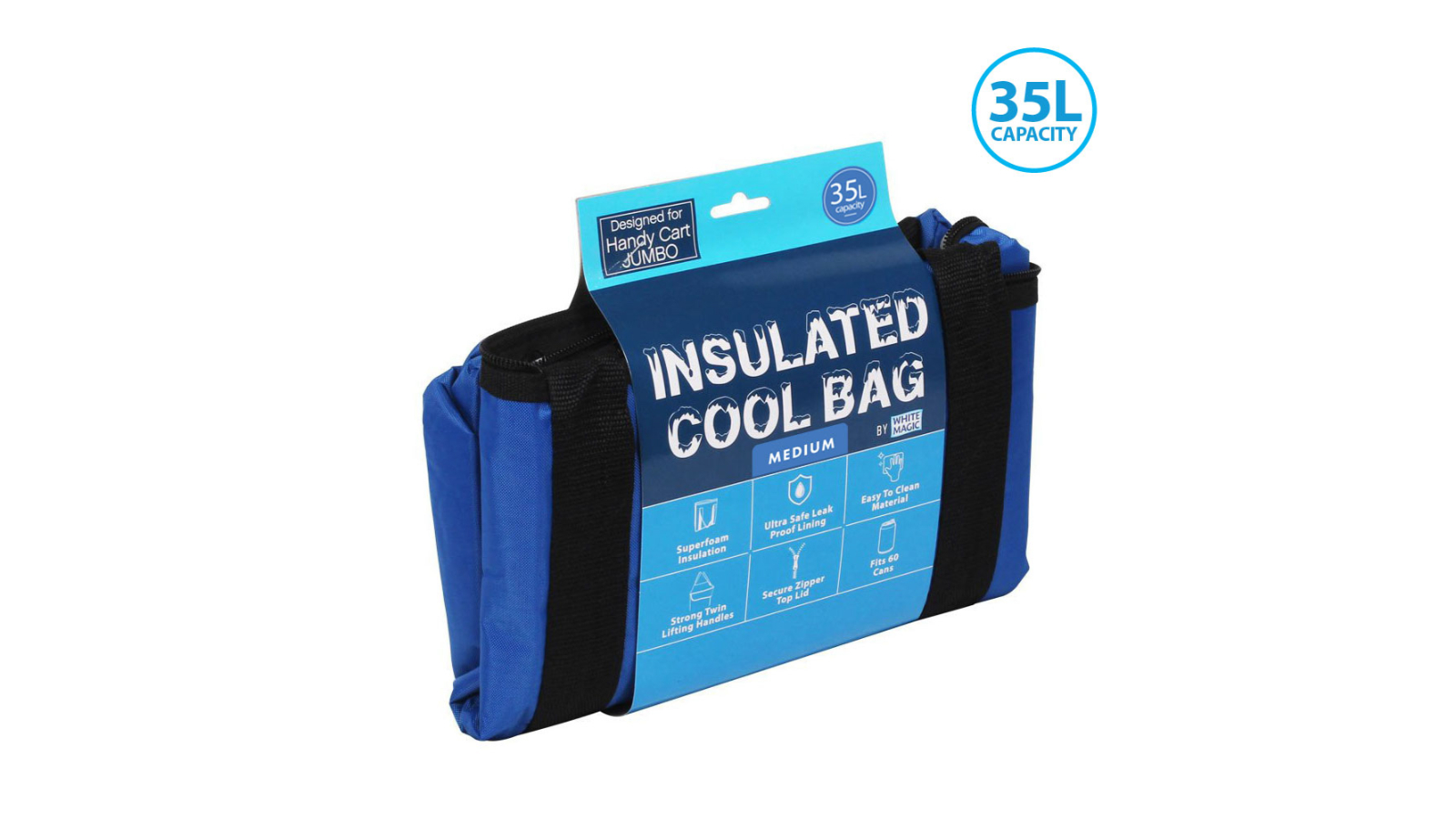 White Magic Handy Cart Insulated Coolbag Jumbo