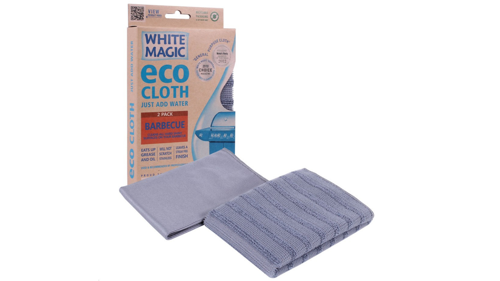 Eco Cloth Pack of 2 Barbecue Cleaning Tool