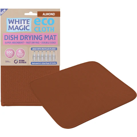 Eco Cloth Drying Mat - Almond