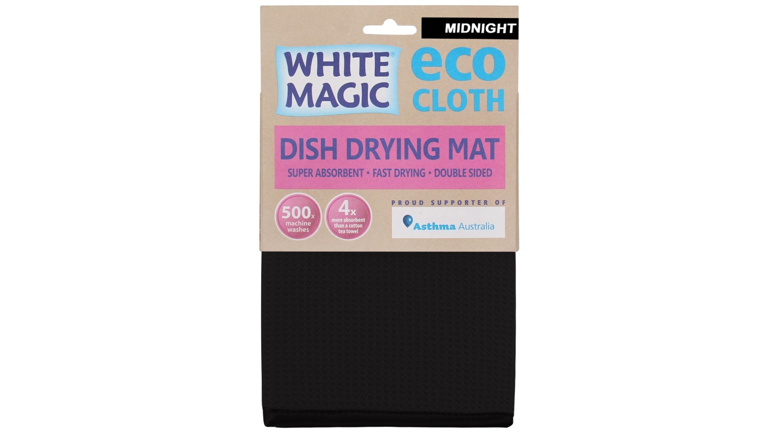 NEW WHITE MAGIC ECO CLOTH DISH DRYING MAT 40 x 45cm Absorbent Dish