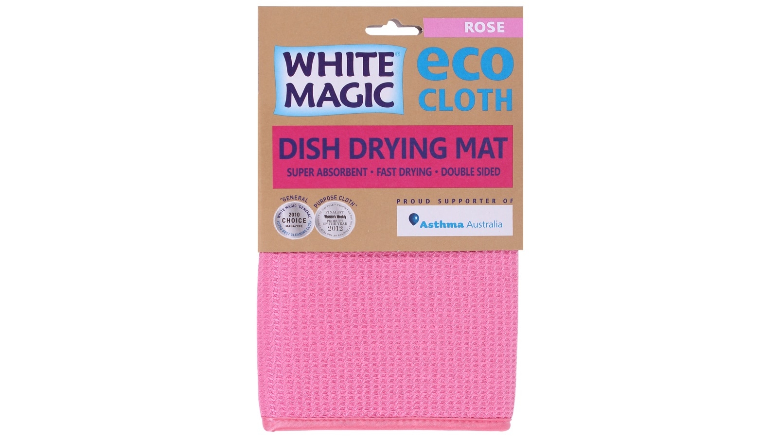 White Magic Dish Drying Mat - Rose