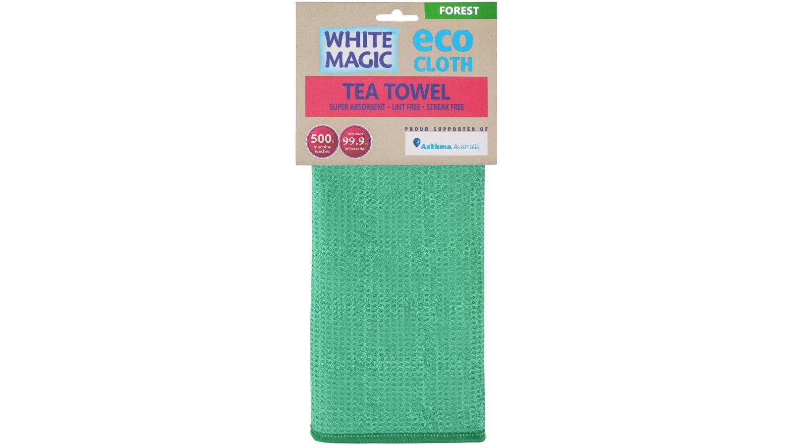 White Magic Single Tea Towel - Forest