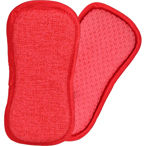 Eco Cloth Washing Up Pad Cleaning Tool - Coral