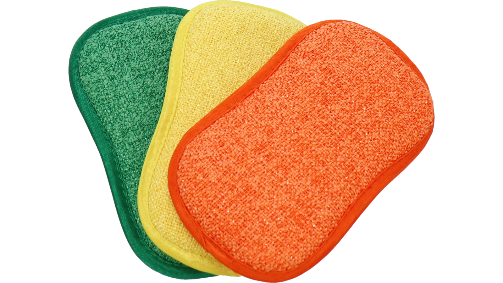 White Magic 3 Piece Eco Cloth Citrus Washing Up Pad