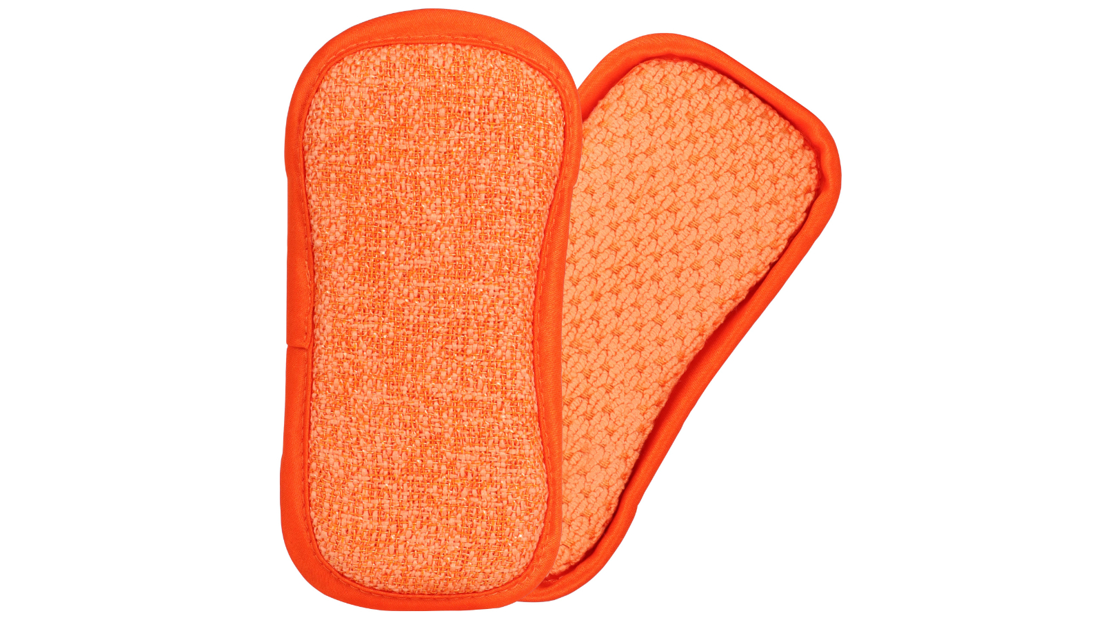 Eco Cloth Washing Up Pad Cleaning Tool - Tangerine