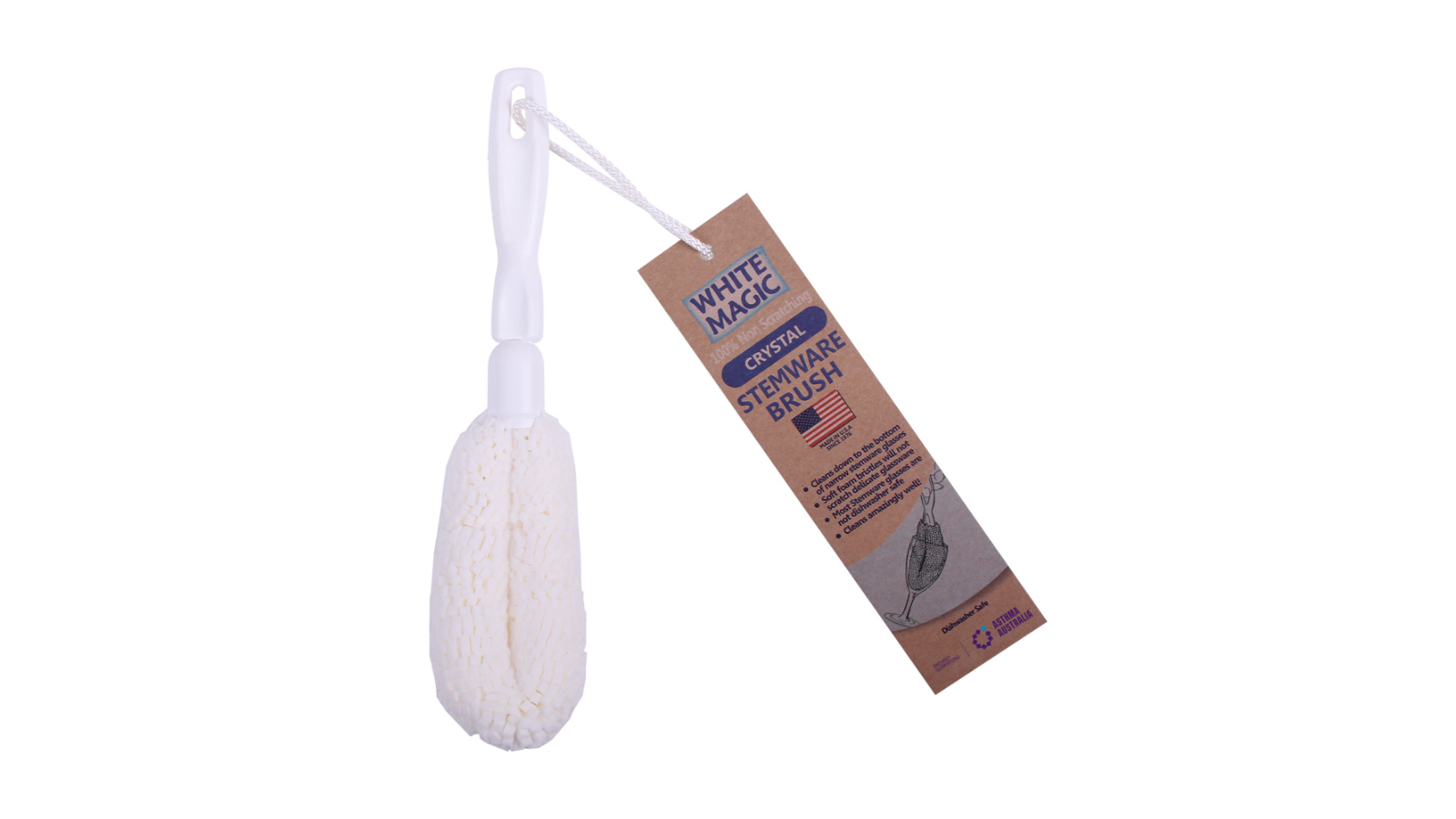 American Brushware Crystal Stemware Brush
