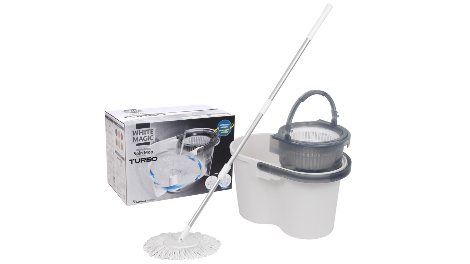 White Magic New Turbo Spin Mop