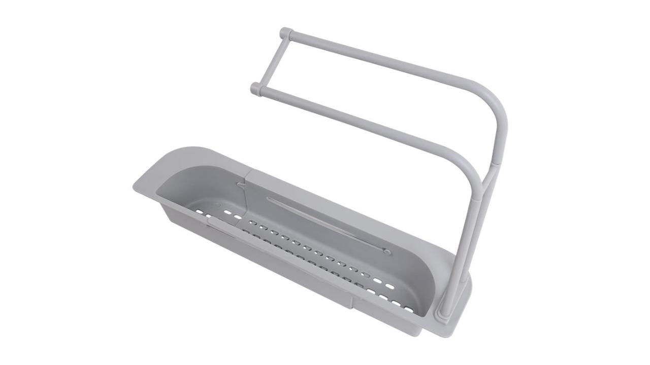 White Magic Adjustable Kitchen Sink Organiser - 50cm