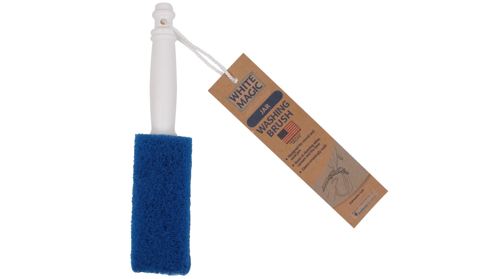 White Magic Jar Washing Brush