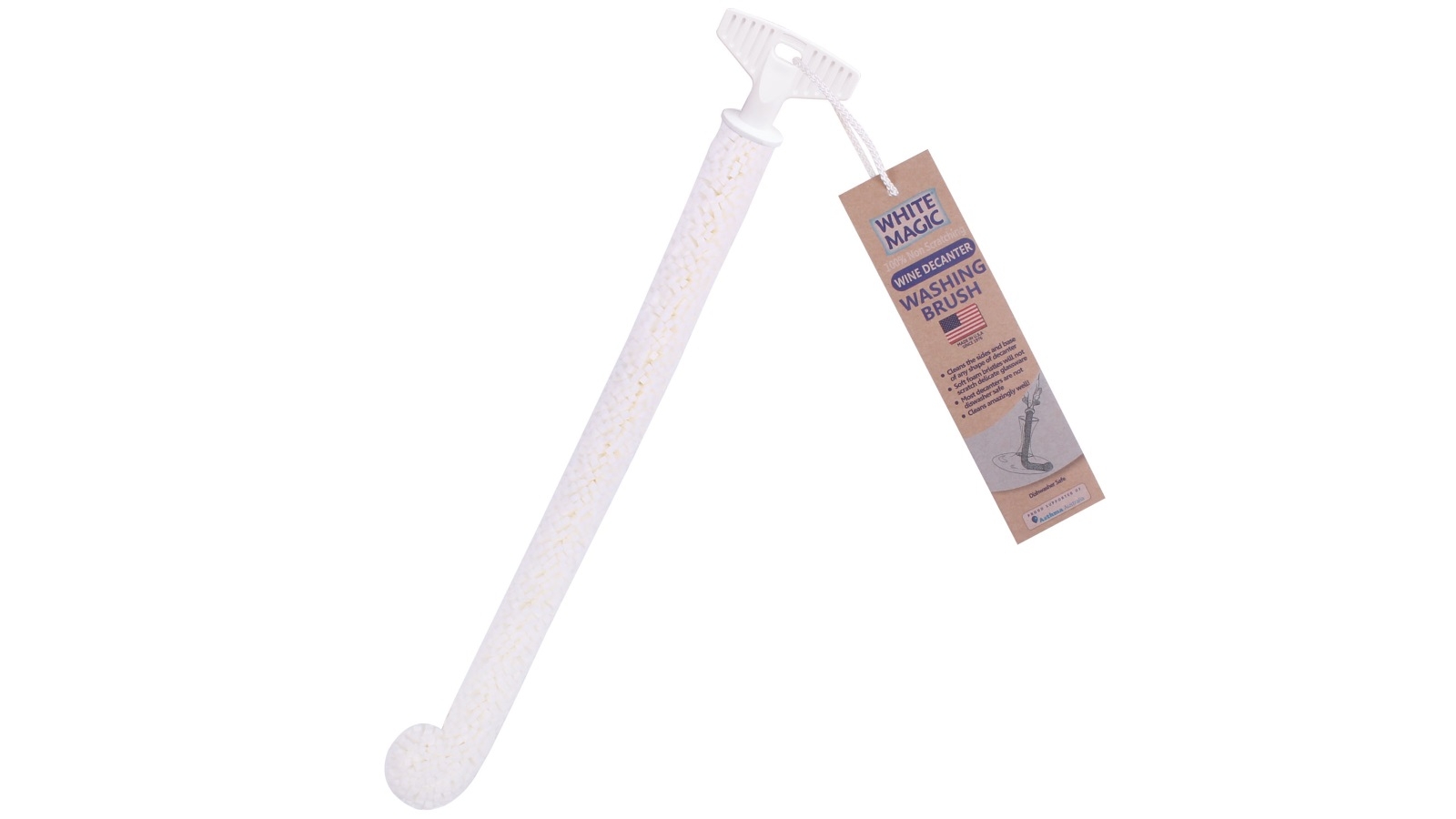 White Magic Wine Decanter Washing Brush