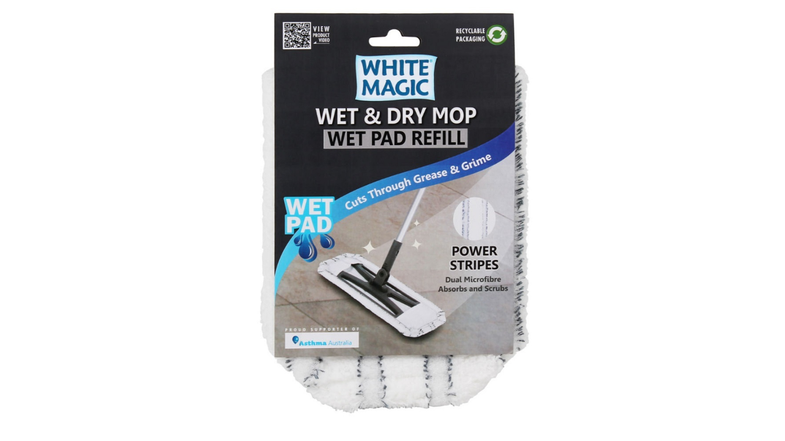 White Magic Wet and Dry Mop Wet Pad Refill