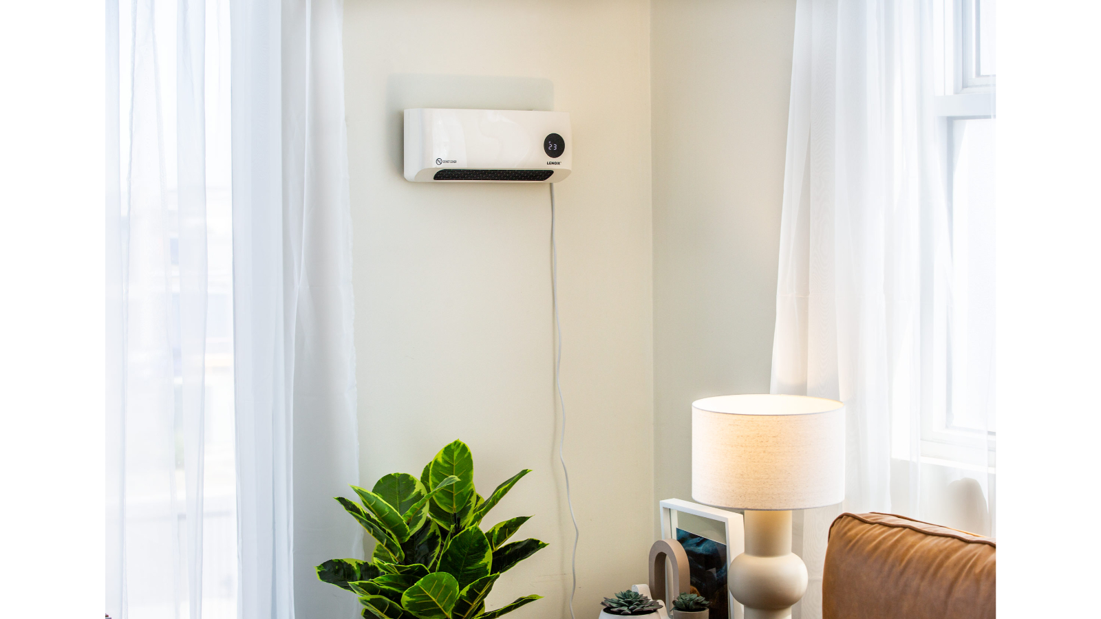 Wall-mounted Heater & Fan With Remote Control