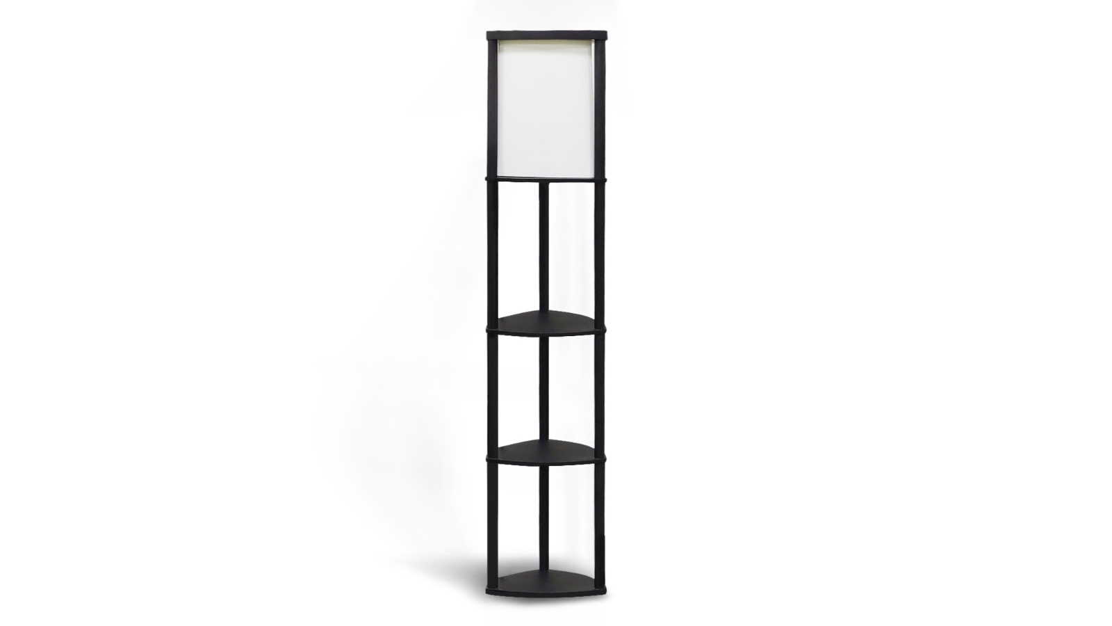 Torchiere floor lamp with shelves sale