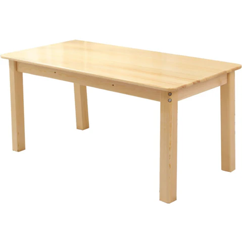 HelloDeal 120 x 60cm Wooden Kids Study Table - Timber