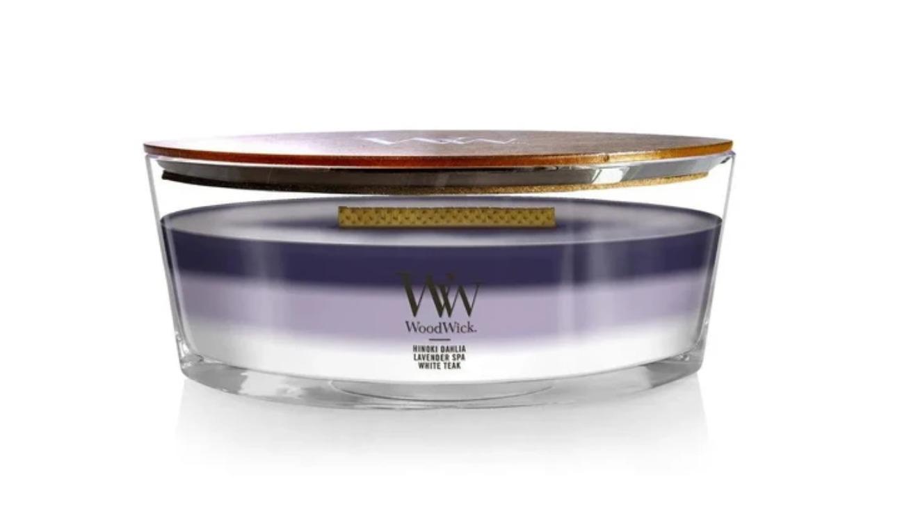 Woodwick Evening Luxe Trilogy Candle Crackles As It Burns Ellipse Hearthwick