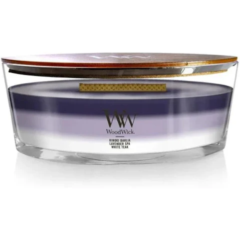 Woodwick Evening Luxe Trilogy Candle Crackles As It Burns Ellipse Hearthwick