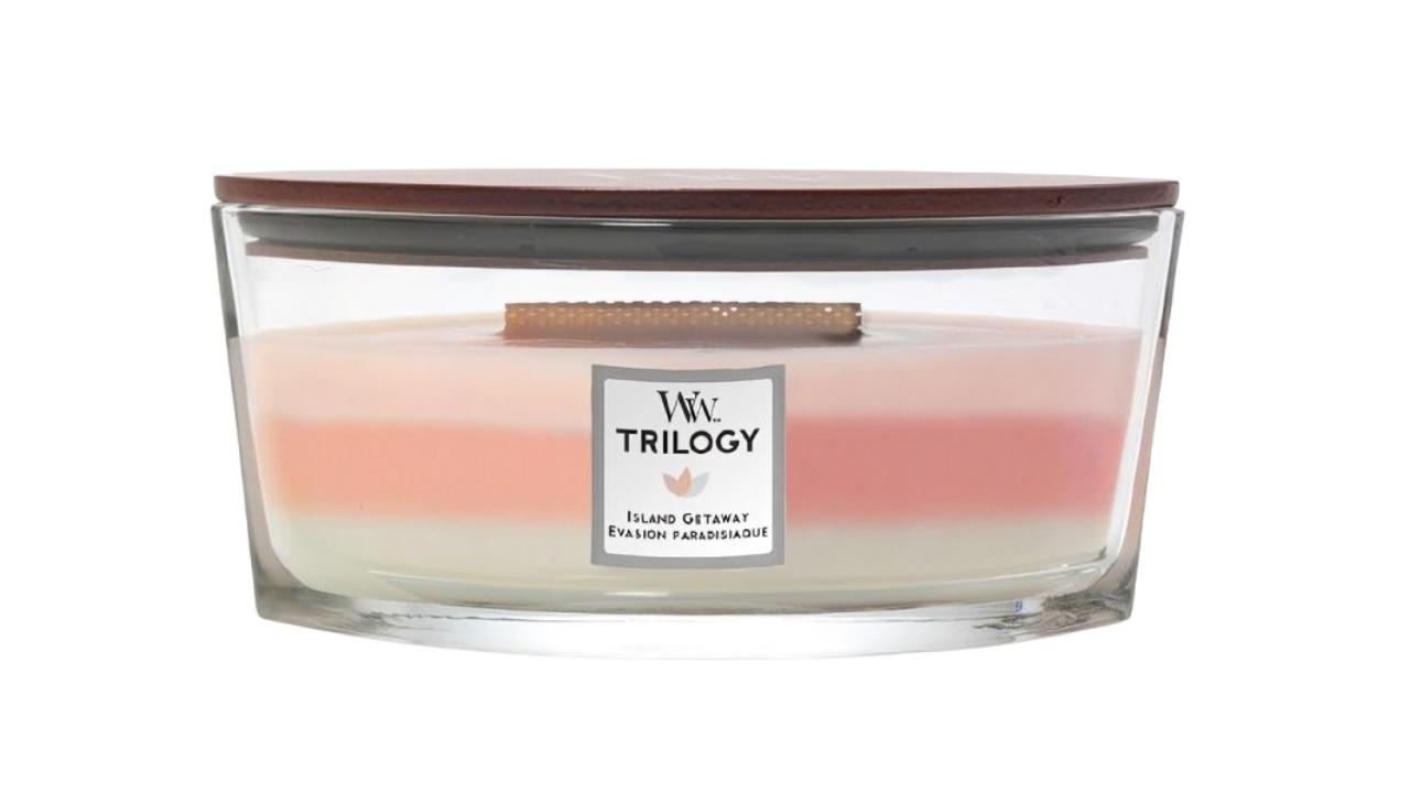 Woodwick Ellipse Hearthwick Island Getaway Trilogy Candle