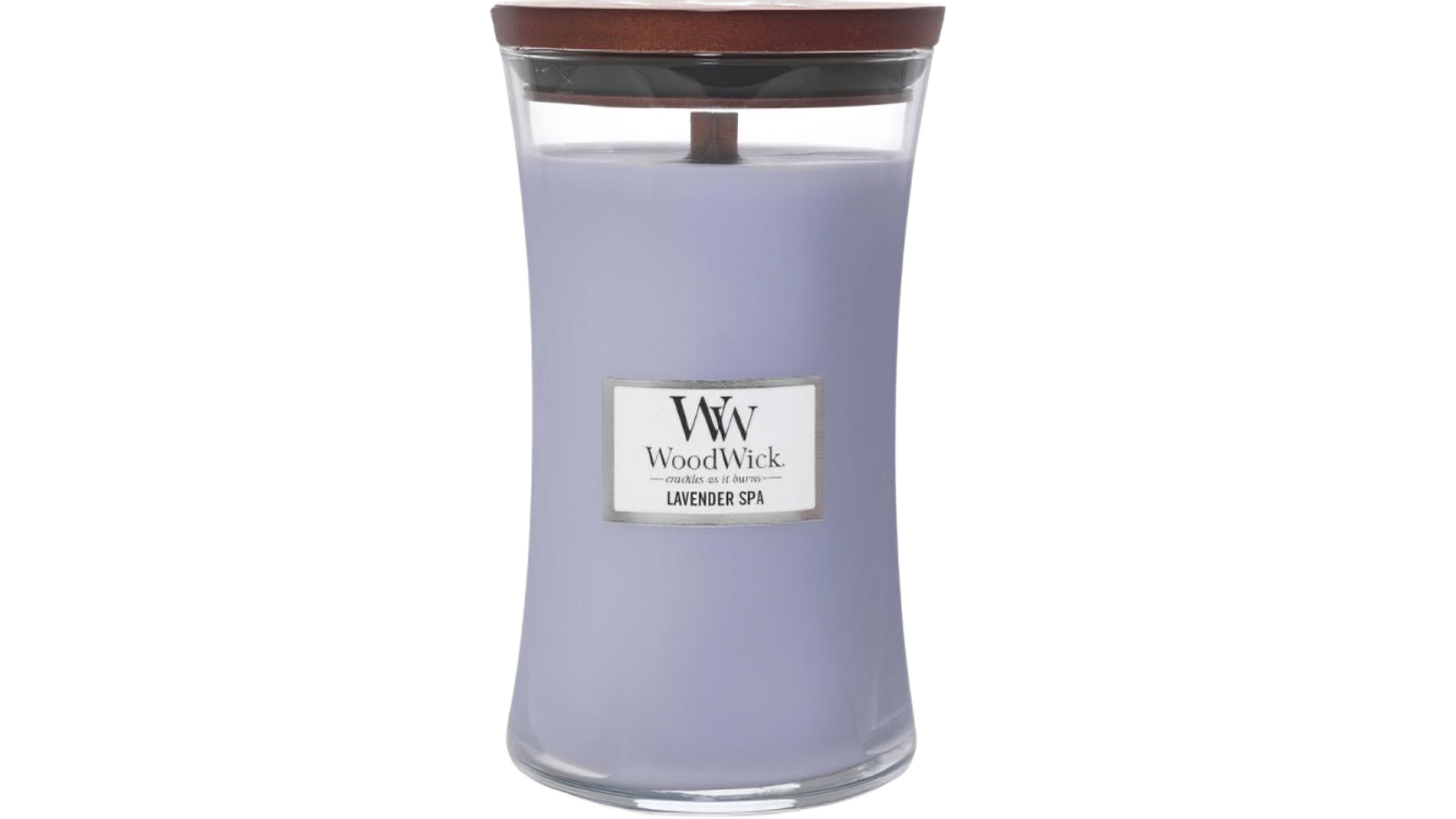 Woodwick Large Lavender Spa Hourglass Candle