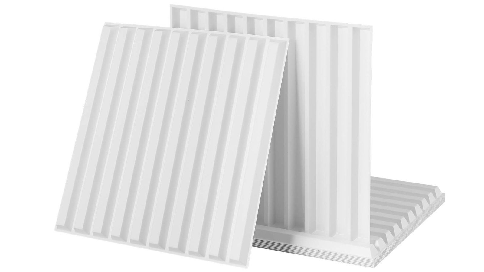 Artiss 3D Vertical 50x50cm PVC Set of 15 Wall Panels