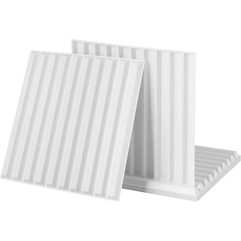 Artiss 3D Vertical 50x50cm PVC Set of 15 Wall Panels