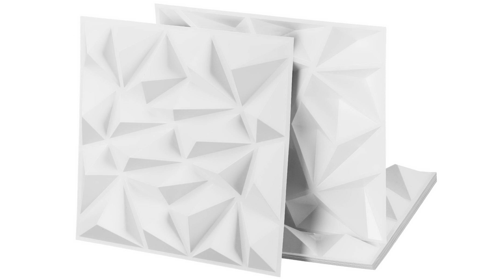 Artiss 3D Diamond 50x50cm PVC Set of 15 Wall Panels