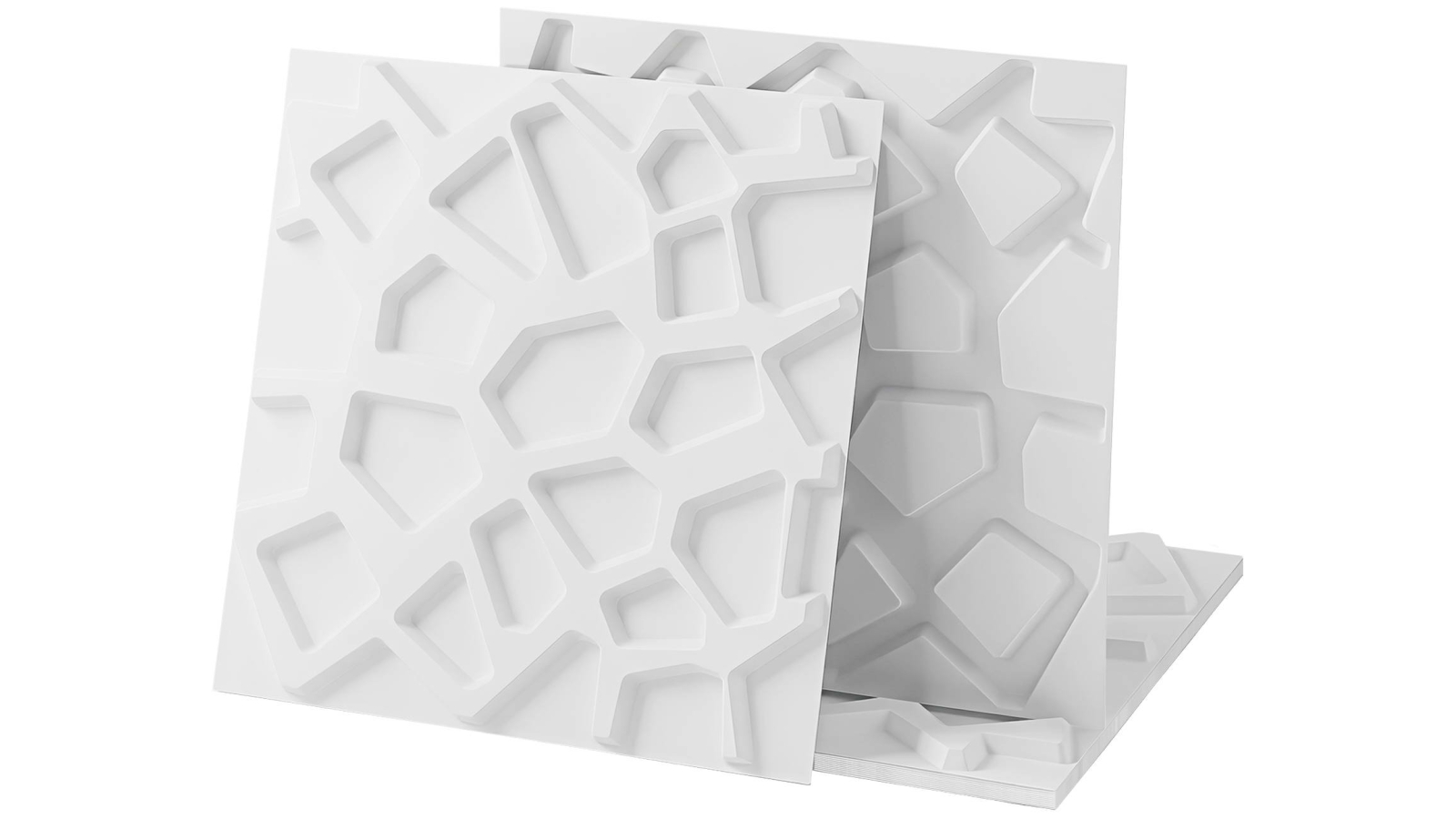 Artiss 3D Poly 50x50cm PVC Set of 15 Wall Panels
